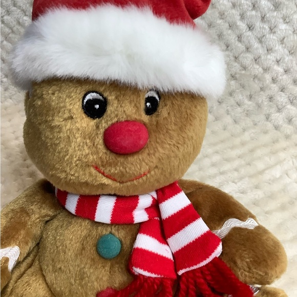 SEARS Plush Ginger Bell 2004 Exclusive Gingerbread Man Stuffed Animal No Tag - Picture 9 of 12